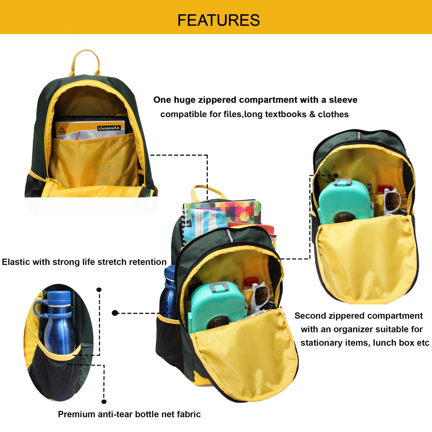 Salient 27L Spruce Backpack
