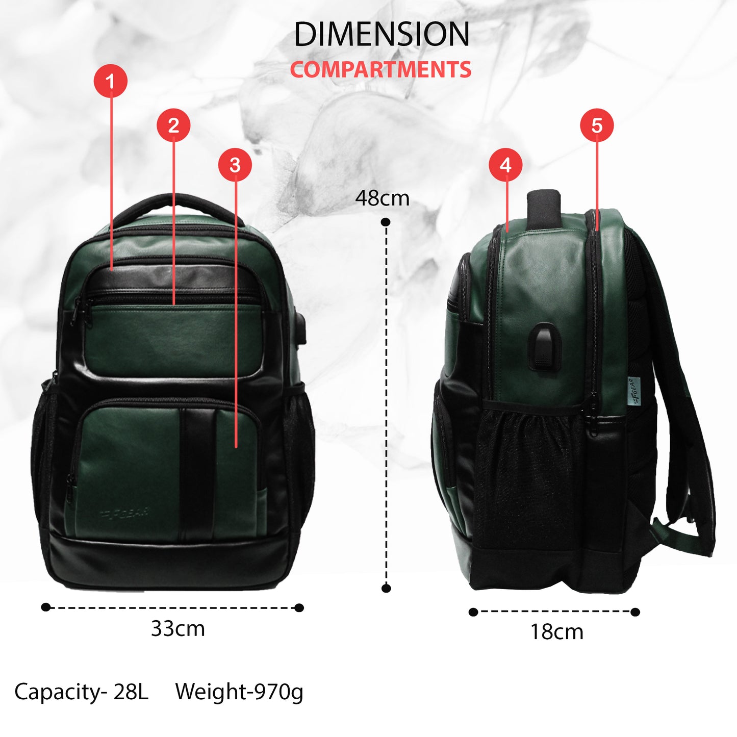 Mantra V2 28L Olive Green Laptop Backpack