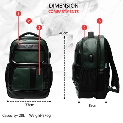 Mantra V2 28L Olive Green Laptop Backpack