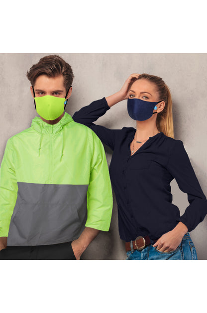 F Gear Coroguard F95 Mask Navy Blue-F green-White-Sea green 7 layer ISO CE SITRA lab certified >95% Bacteria Filtration PACK-4