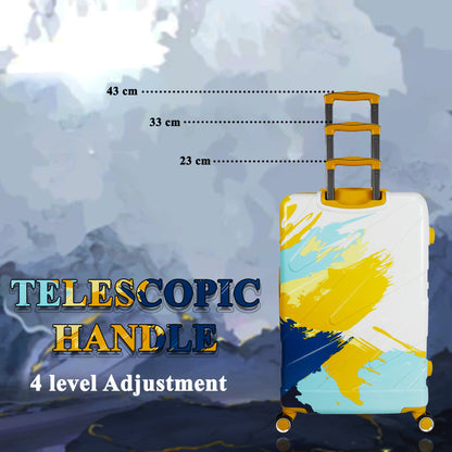 Picasso 24" Yellow  Expandable Medium Check- in Suitcase
