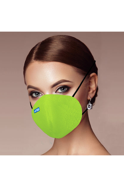 F Gear Pearl F95 Mask  F green-Navy Blue-Sea green 7 layer ISO CE SITRA lab certified >95% Bacteria Filtration PACK-3