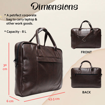 Nova Executive 8L Tan Office Bag