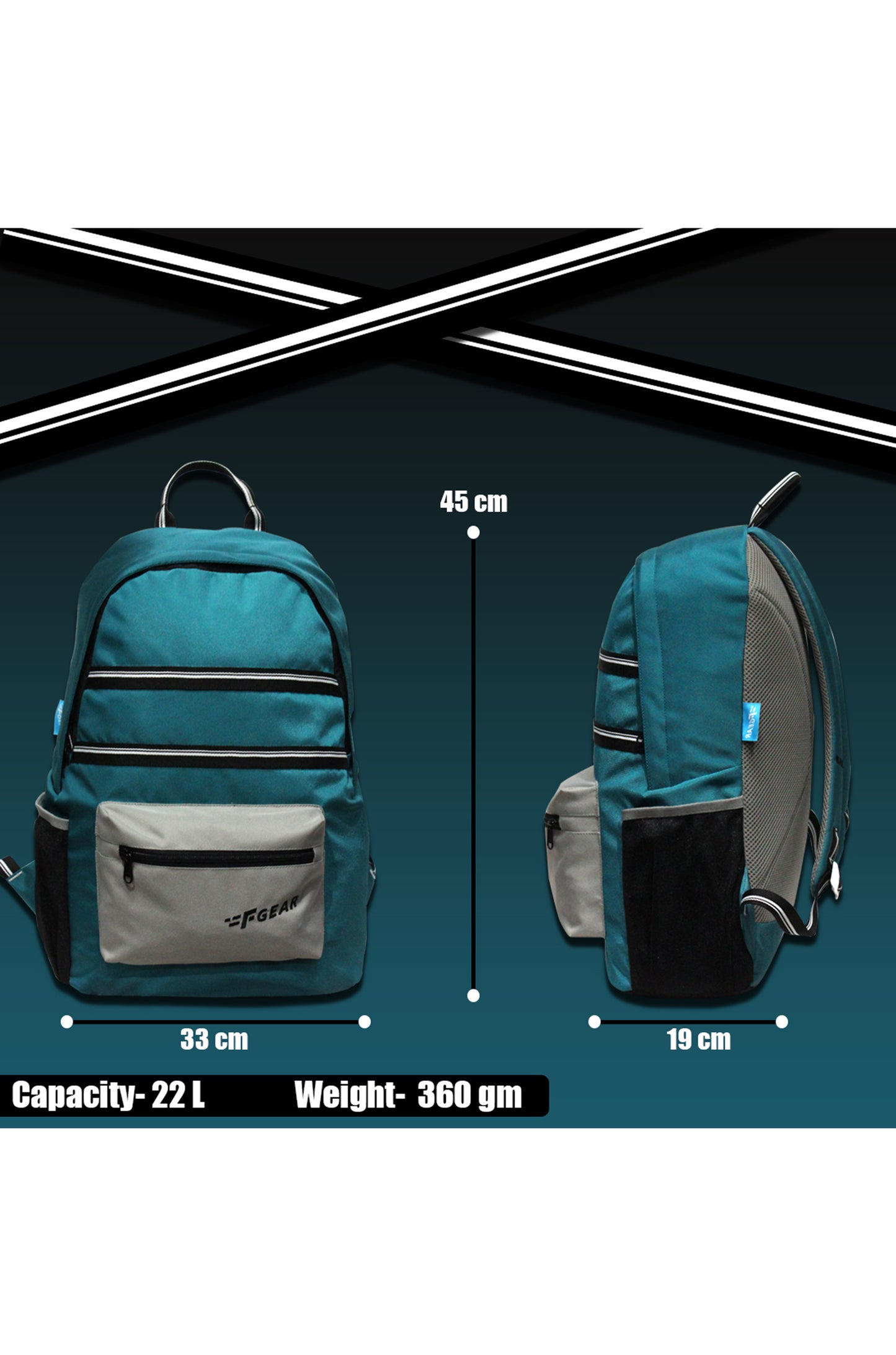 Inherent 22L Marine Blue Backpack