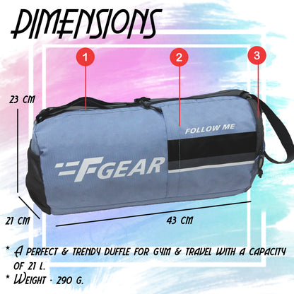 Ob 21L Lavender Gym Bag