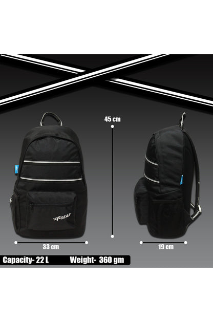 Inherent 22L Black Backpack
