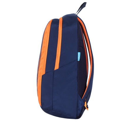 Scholar 26L Navy and Orange Backpack