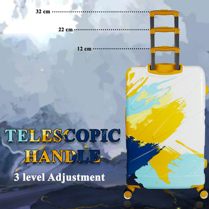 Picasso 28" Yellow Expandable Large Check- in Suitcase