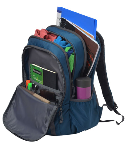 Raider 30L Prussian Blue Backpack with Rain Cover