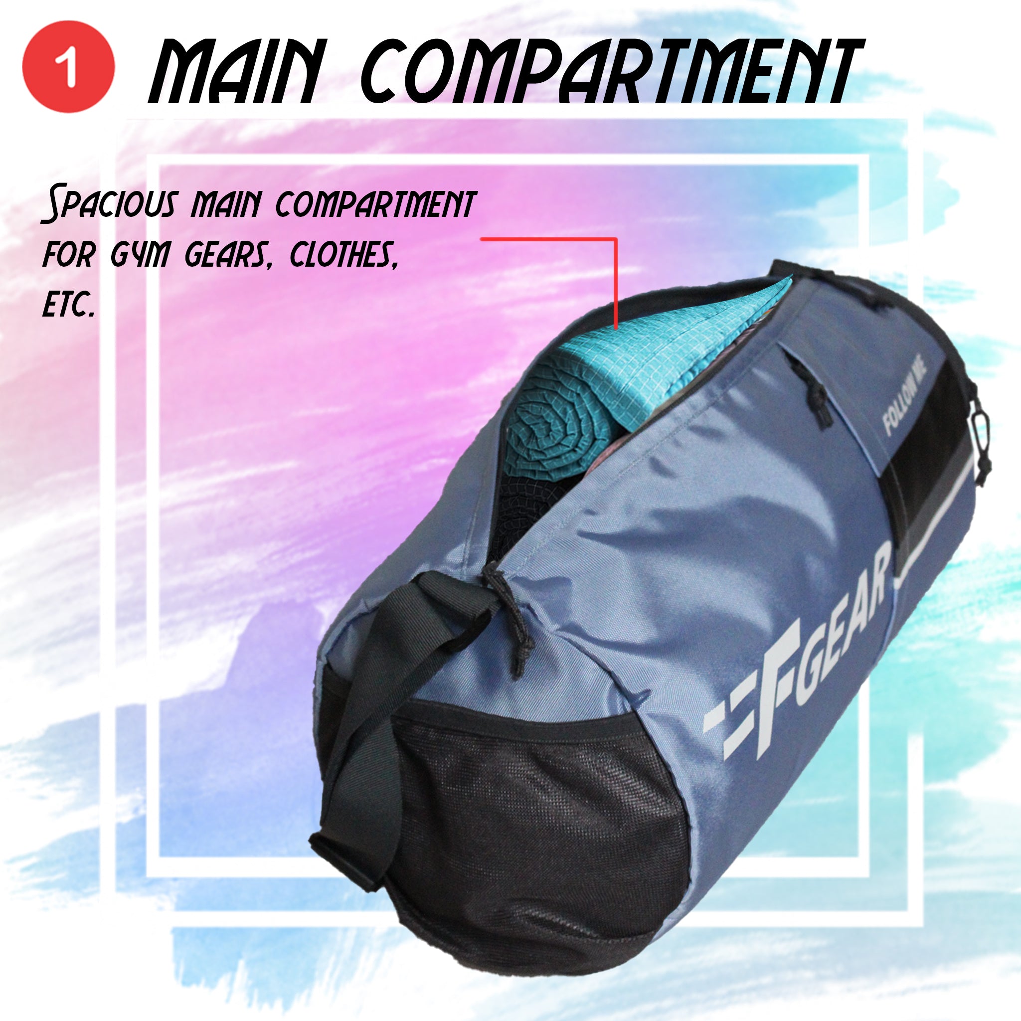 F gear gym bags top