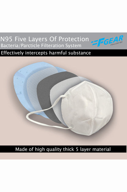 F Gear N95 Mask Pack of 3 (3640)