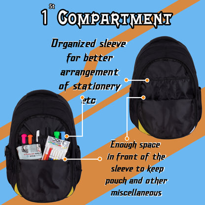 Galileo 29L Yellow Black Backpack