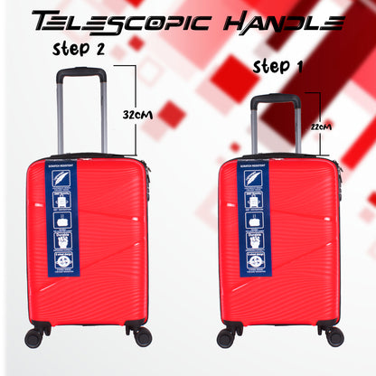 Joy PP008 28" Red Large Check-in Suitcase