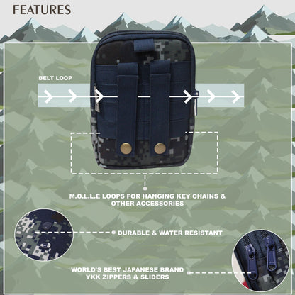 Lexan Marpat Navy Camo Waist Bag