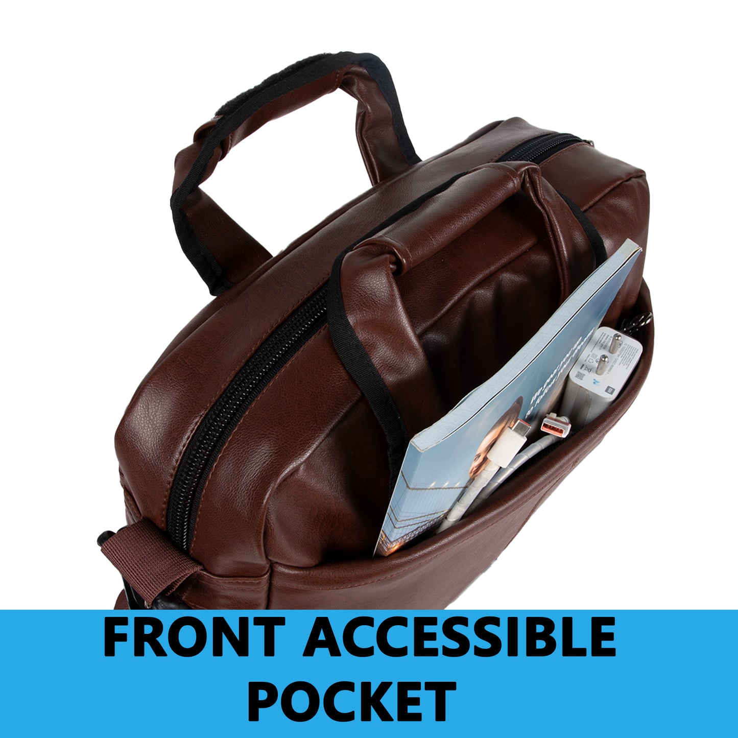 Aristo 11.5L Brown Office Bag