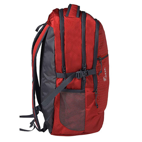 Blow 32L Red Grey Laptop Backpack With Rain Cover