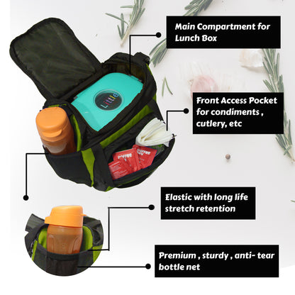 Yolo 6L F Green Black Lunch Bag