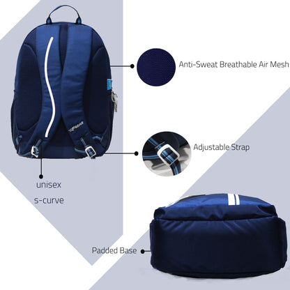 Shigo 24L Navy Lavender Backpack