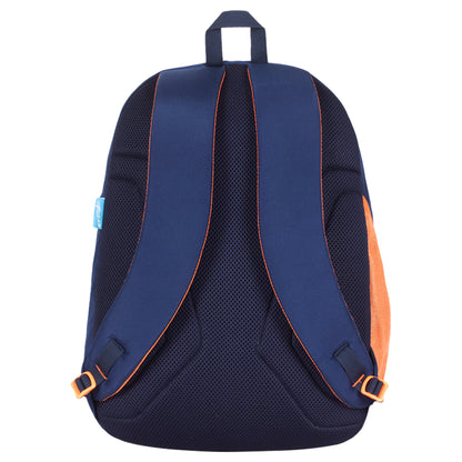 Scholar 26L Navy and Orange Backpack