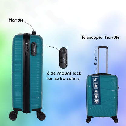 Joy PP008 24" Blue Medium Check-in Suitcase