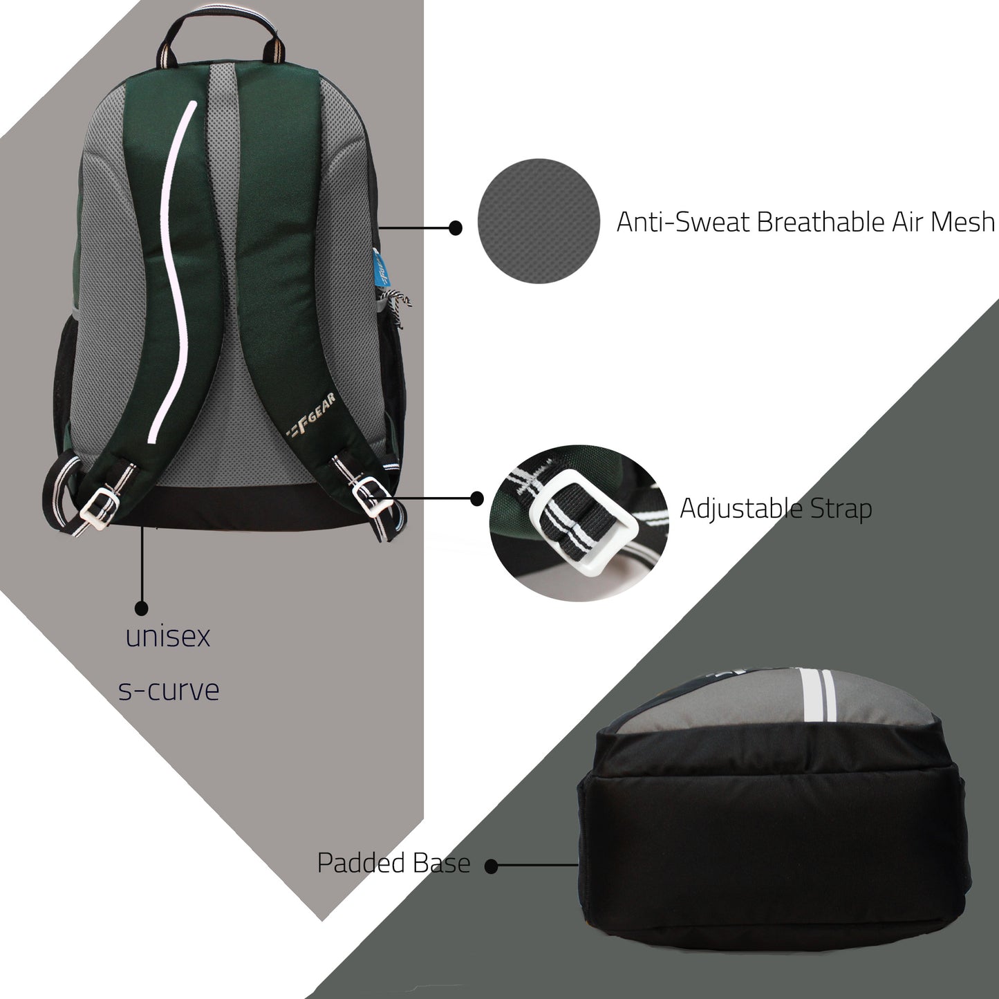 Shigo 24L Spruce Weather Backpack