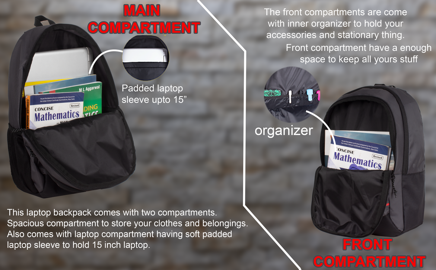 Bi Frost 26L Grey Backpack