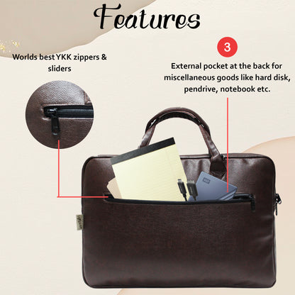 Nova Executive 8L Tan Office Bag
