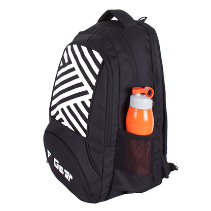 Einstein 30L Black White Backpack