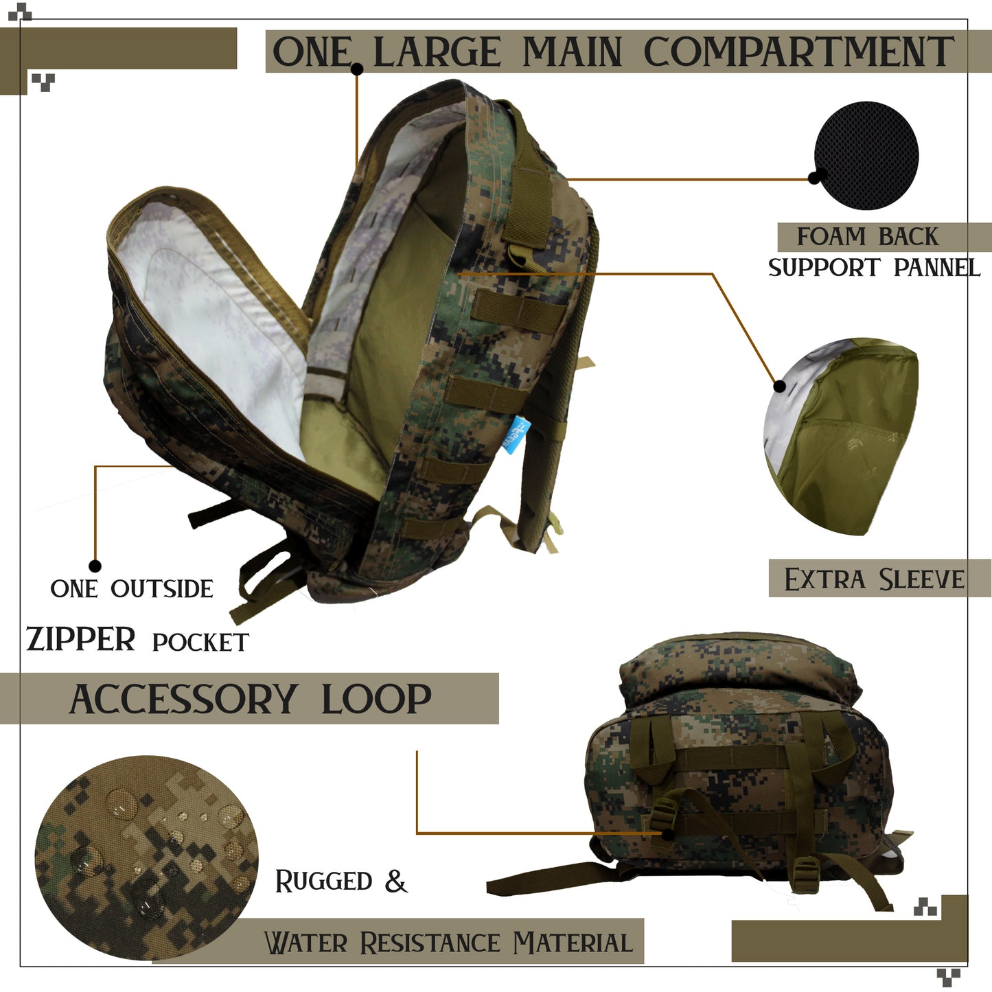 Tricoder 32L Marpat WL Digital Camo Backpack