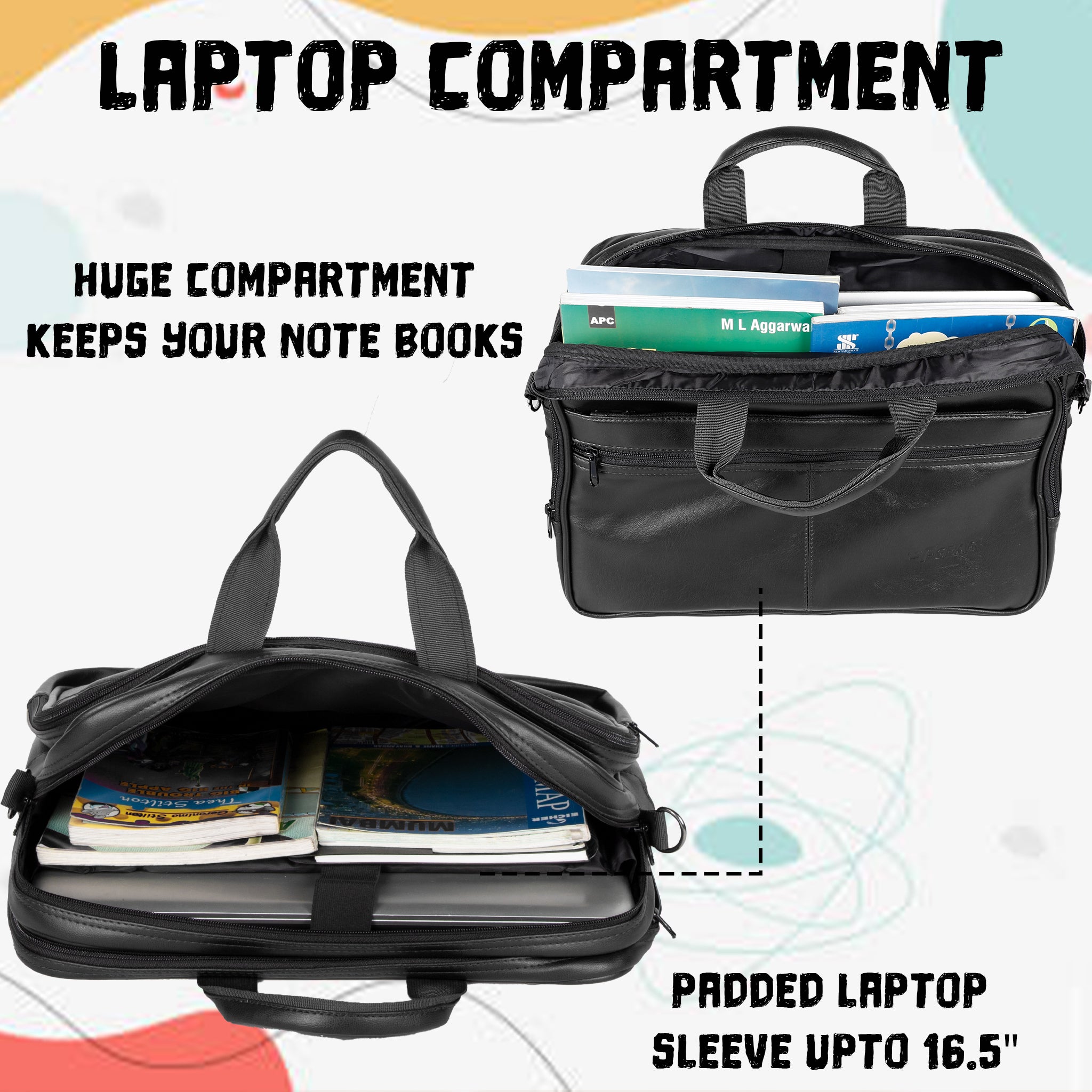Buy ters Terminal- 16” Spacious Multi Compartment Backpack Laptop Bag | 24  Litres | Water Resistant | Premium Nylon Fabric & Vegan Leather |  Travelling & Office Use | Suitcase Slot with AirTag Pockets Online at  desertcartINDIA