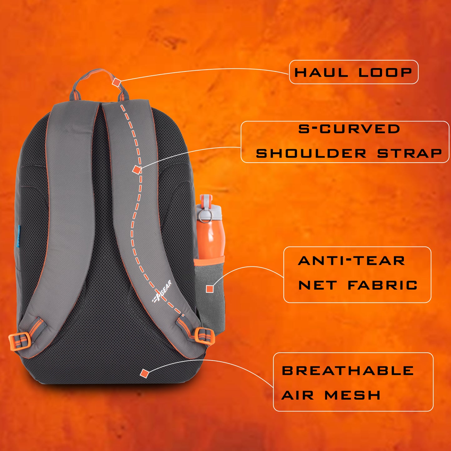 Salient 27L Guc PL Grey Backpack