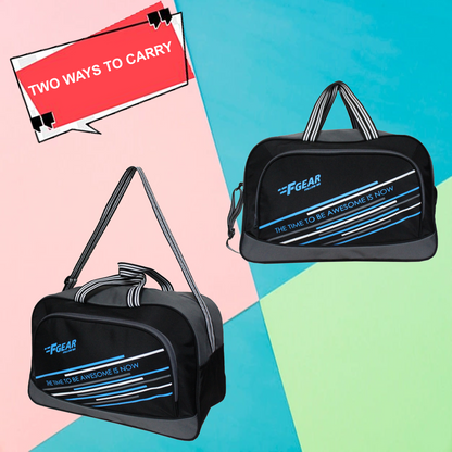 Nelson 40L Black Duffel Bag