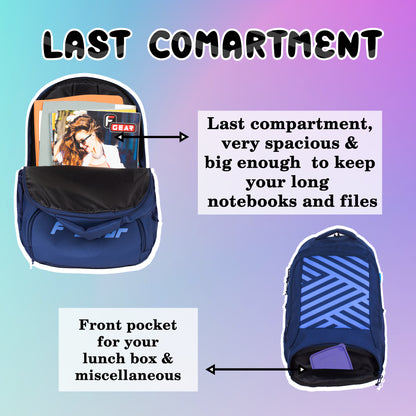 Einstein 30L Navy Blue Backpack