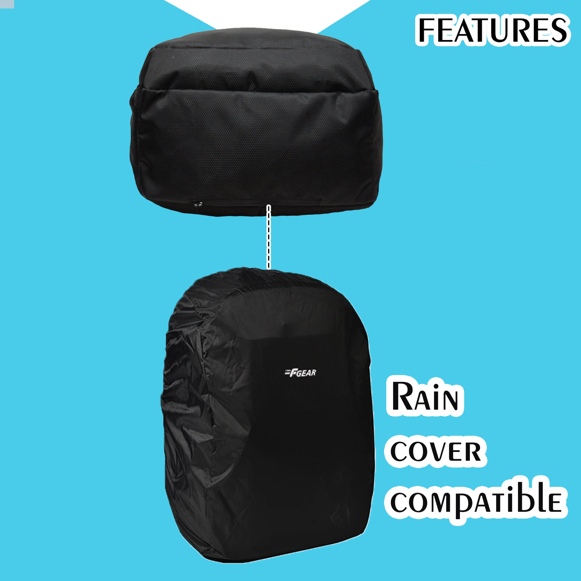 college bags with rain cover F Gear Castle GO School Bag- Stylish, Trendy, College Laptop Backpacks – FGEAR.in