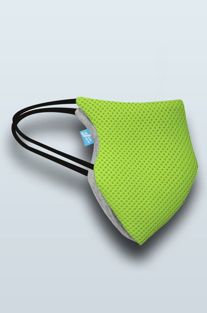 F Gear Coroguard F95 Mask F Green Pack of 1 Safeguard 7 layer ISO CE SITRA lab certified >95% Bacteria Filtration