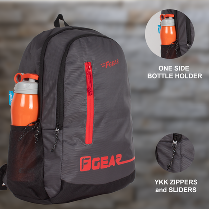 F Gear Bi Frost 26 Ltrs Grey Casual Backpack Stylish Trendy