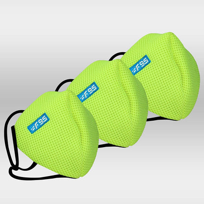 F Gear Pearl F95 Mask  F green 7 layer ISO CE SITRA lab certified >95% Bacteria Filtration PACK-3