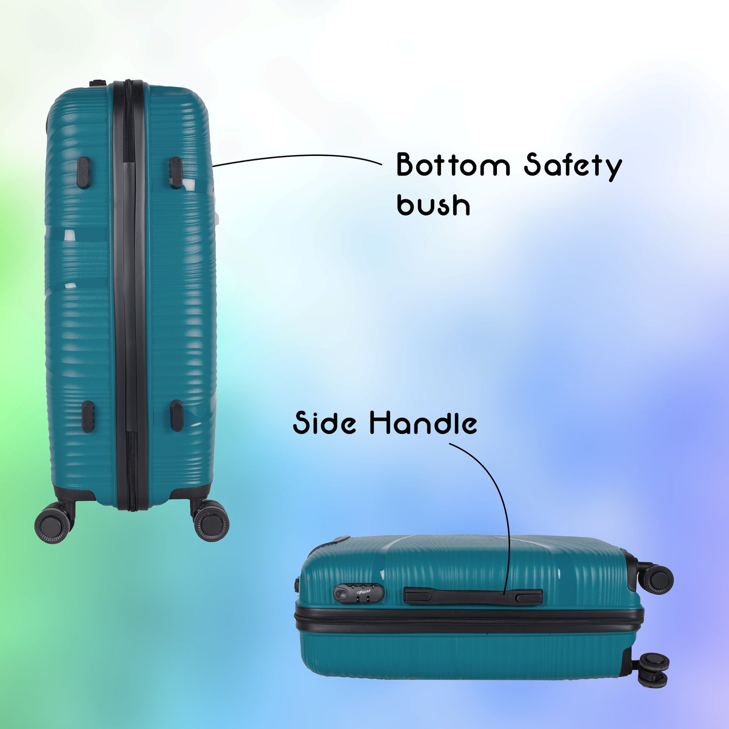 Joy PP008 28" Blue Large Check-in Suitcase
