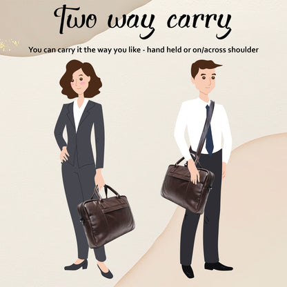 Nova Executive 8L Tan Office Bag