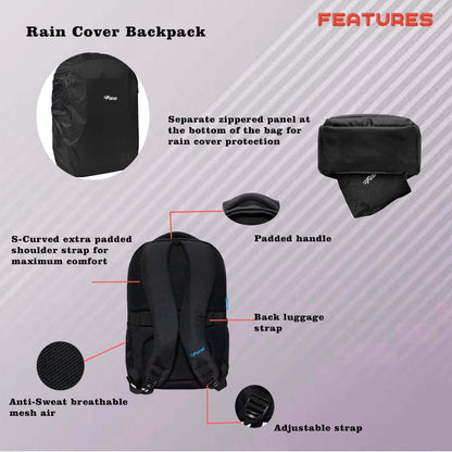 Cloud 23L Black Laptop Backpack