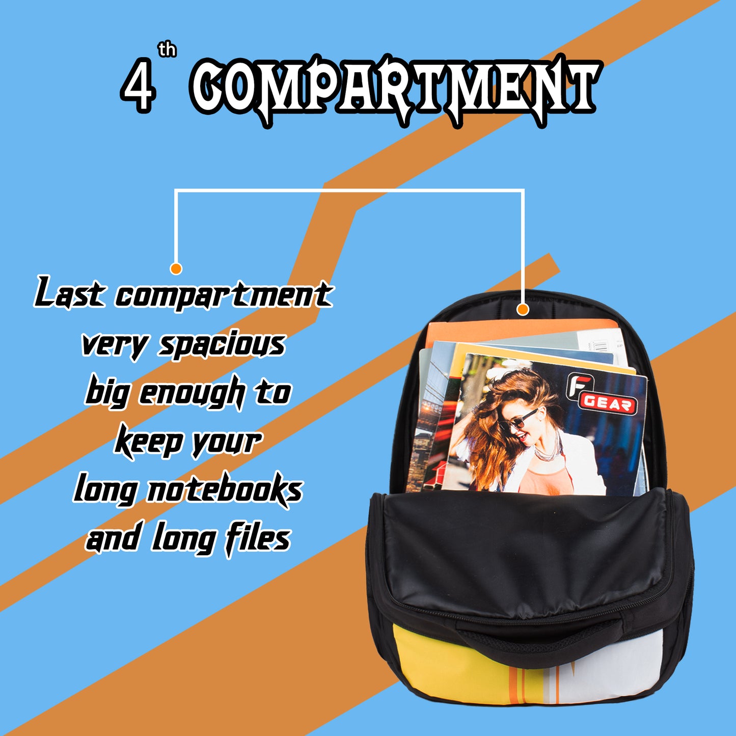 Galileo 29L Yellow Black Backpack