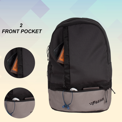 Burner 19L Grey Black Backpack