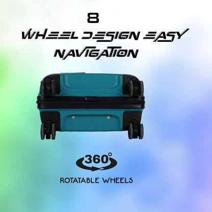 Joy PP008 20" Blue Cabin (Small) Suitcase