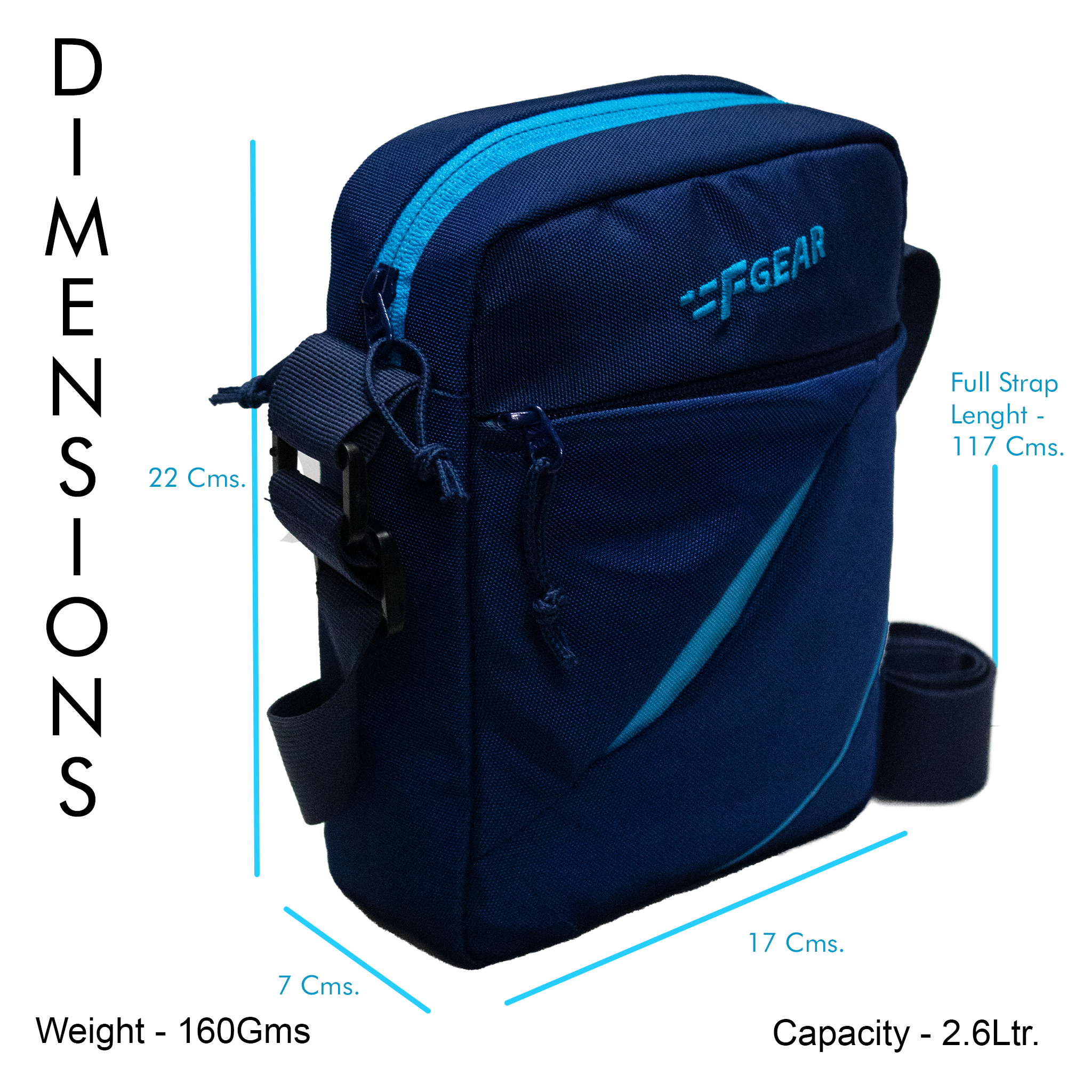 Travel Blue 9 cms Nylon Urban Sling Bag : Amazon.in: Fashion
