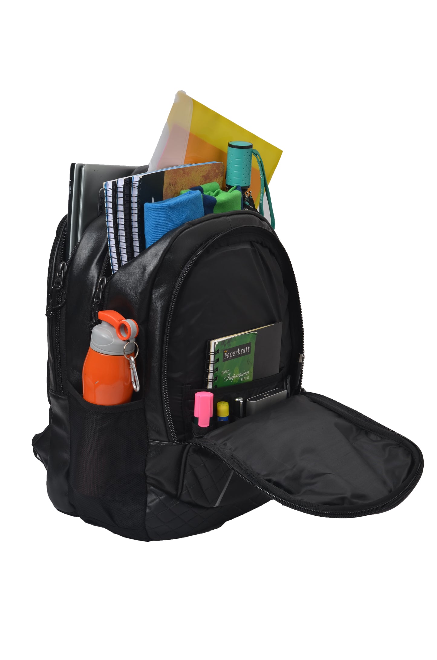 Carlton V2 27L Black Laptop Backpack