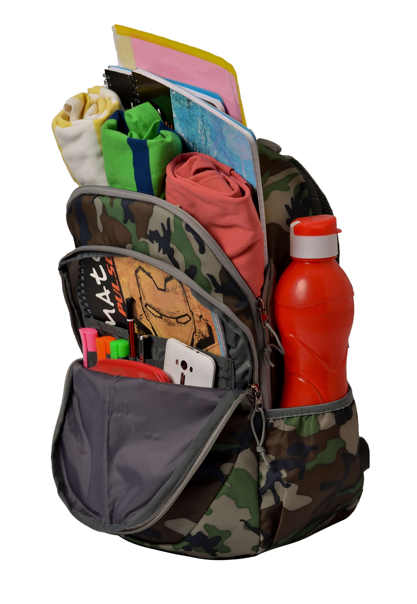 Military Crusader 30L Woodland A Camo Backpack