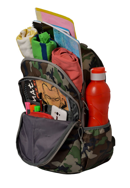 Military Crusader 30L Woodland A Camo Backpack