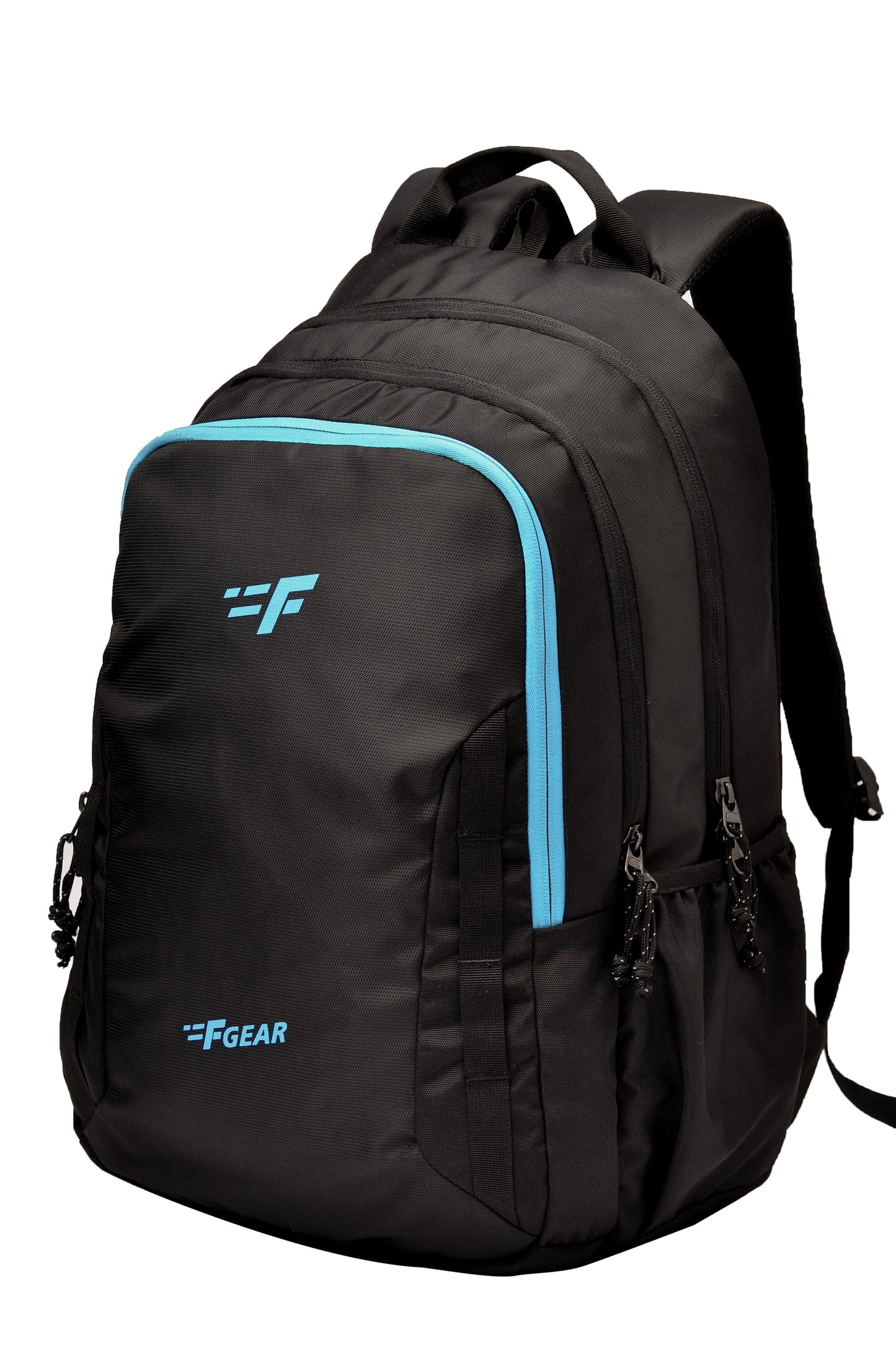 Raider 30L Black Blue Backpack With Rain Cover