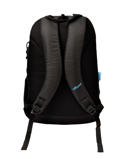 Raider 30L Black Blue Backpack With Rain Cover