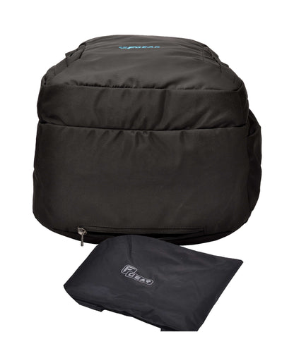 Raider 30L Black Blue Backpack With Rain Cover